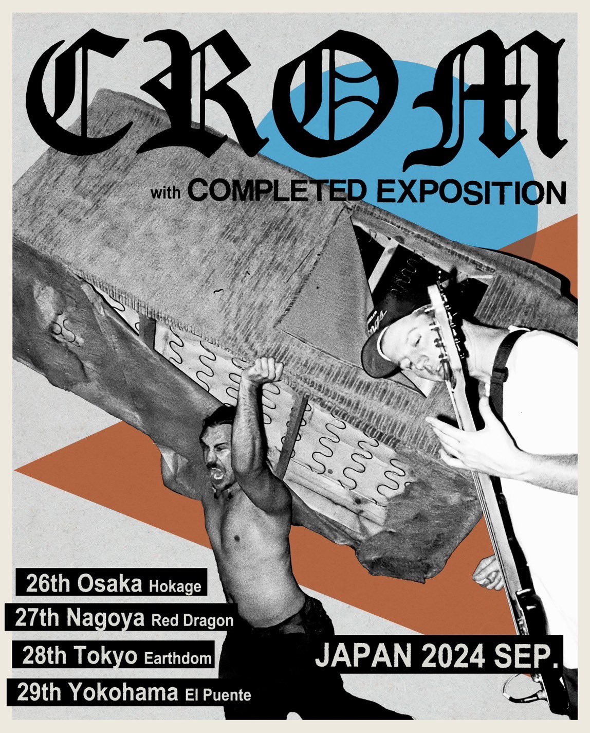CROM & COMPLETED EXPOSITION - Japan Tour 2024 | Heavy Metal
